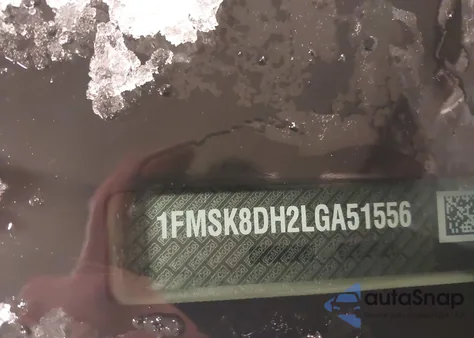 2020 Ford Explorer Xlt из США, поврежденный, VIN 1FMSK8DH2LGA51556